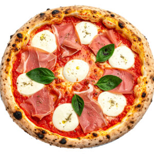 Pizza Crudo e Burrata